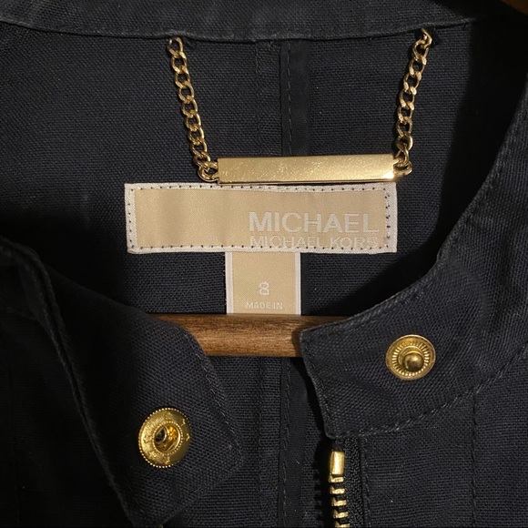Michael Kors Navy Jacket Size 8 - Picture 6 of 8